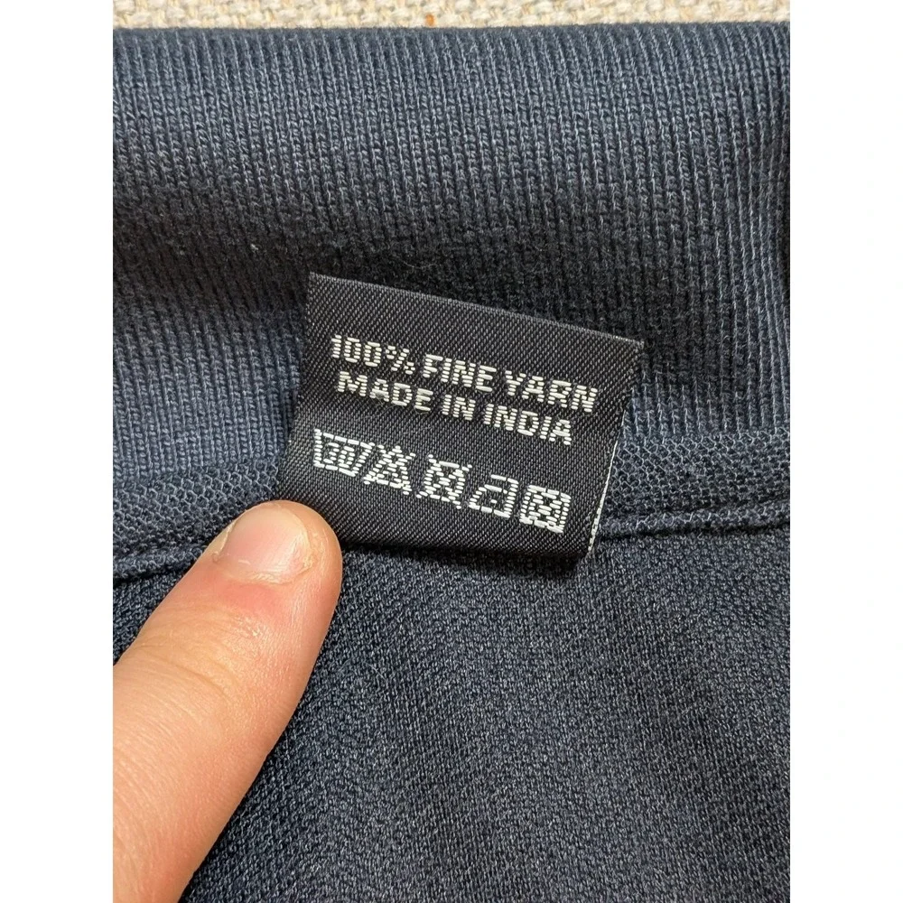 Polo Ralph Lauren Men's Navy Blue XL Polo Shirt Big Pony Fine Yarn Pique Knit